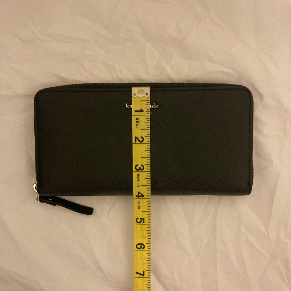 kate spade Black Wallet with Gold Logo - Picture 8 of 10